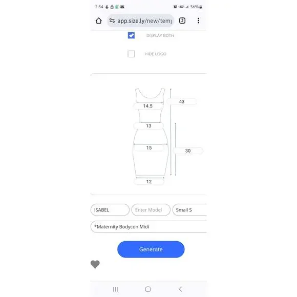 ISABEL by INGRID & ISABEL Navy Peach Floral Bodycon Maternity Dress Small S NEW - Picture 2 of 10